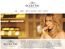 Tablet Screenshot of eclecticbars.co.uk